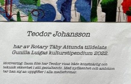 Grattis Teodor Johansson!