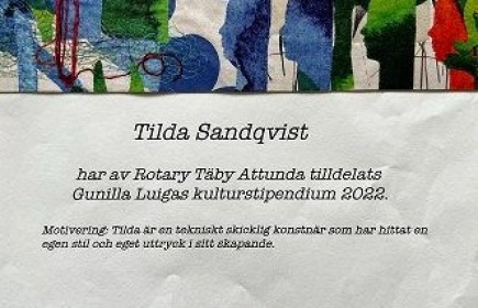 Grattis Tilda Sandquist!